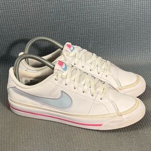 Nike Court Legacy White Low Top Sneakers DA5380-121 Size 4.5Y Size 6 Women